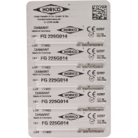Diamant FG 225, gyémántcsiszoló, zöld, ISO 014, 5 darab