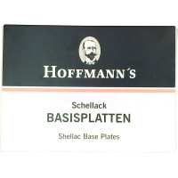 Hoffmann, Bázislemez, rózsaszín, sima, Sellak, 1,3 mm, 12 darab