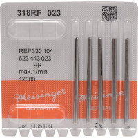 Hordozó (318) (ISO 23), Kézidarab (HP, Ø 2,35 mm, ISO 104) ISO 23, Nemesacél, 5 darab