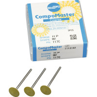 CompoMaster, kompozit polírozó, durva, KN7, HP, 3 darab