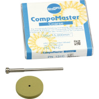 CompoMaster, kompozit polírozó, durva, kerek, szereletlen, Mandrell, 3 darab