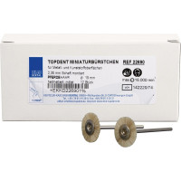TOPDENT MINIATURBürstchen - Pack 12 egység HP, lószőrből hellmeliert közepes, Ø 19 mm