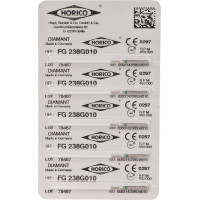Diamant FG 238, gyémántcsiszoló, zöld, ISO 010, 5 darab Diamant FG 238, gyémántcsiszoló, zöld, ISO 010, 5 darab