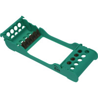 E-Z Jett Kassetten - 1 db, 20,2 x 9,7 x 3 cm, für 5 Instrumente türkiz - 50Z925J