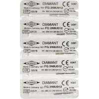 Diamant FG 248, gyémántcsiszoló, fehér, ISO 012, 5 darab