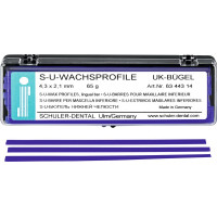 alsó állkapocs kengyel, (4,1 x 2,1 mm), Rudak, kék, 65 g, 1 Csomag