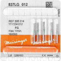 Diamanten 837L Packung 5 Diamanten grün ISO 012, FG