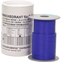 S-U-WACHSDRAHT Rolle 250 g blau, Ø 3,5 mm, hart