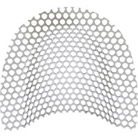 Verstärkungsgitter - Packung 5 Stück unvergoldet, Stärke 0,4 mm - 2350004