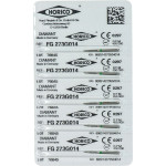 Diamant FG 273, gyémántcsiszoló, zöld, ISO 014, 5 darab Diamant FG 273, gyémántcsiszoló, zöld, ISO 014, 5 darab