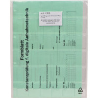 Zahnfilmarchiv Typ 8402 Packung 2 Blatt für 36 Aufnahmen