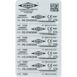 Diamant FG 274, gyémántcsiszoló, piros, ISO 016, 5 darab Diamant FG 274, gyémántcsiszoló, piros, ISO 016, 5 darab