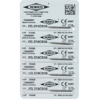 Diamant FG 274, gyémántcsiszoló, piros, ISO 016, 5 darab
