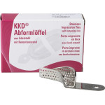 KKD® Abformlöffel Abdrucknahme - 1 db, felső bal, alsó jobb, perforált, Nr. 0 - 244
