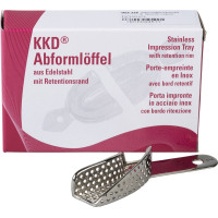 KKD® Abformlöffel Abdrucknahme - 1 db, felső jobb, alsó bal, perforált, Nr. 1 - 245