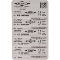 Diamant FG 291, gyémántcsiszoló, zöld, ISO 014, 5 darab Diamant FG 291, gyémántcsiszoló, zöld, ISO 014, 5 darab