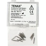 TENAX® Titanstifte - 15 darabos csomag, Ø 1,1 mm fekete - TET11