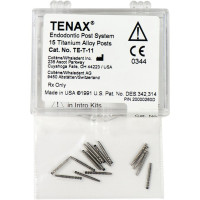 TENAX® Titanstifte - 15 darabos csomag, Ø 1,1 mm fekete - TET11