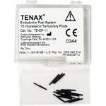 TENAX® Abdruck-/Temporäre Stifte - 15 darabos csomag, Ø 1,1 mm fekete - TEEP11