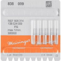 Diamanten 838, gyémántcsiszoló, kék, ISO 009, FG, 5 darab