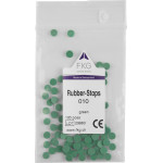 Silikonstopper, 28 mm zöld, 100 darab