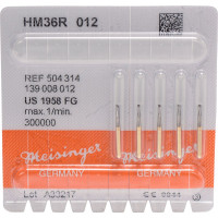 Kronentrenner HM 36R, korona-felvágó, ISO 012, FG, 5 darab