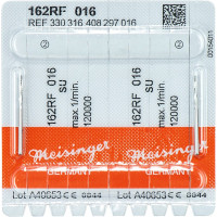 Chirurgie Fräser 162 - 2 darabos csomag, rostfreier Stahl, FG XL, Figur 408, 9 mm, ISO 016 - 330 316 408 297 016