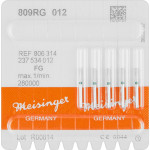 Diamanten 809R, gyémántcsiszoló, zöld, ISO 012, FG, 5 darab