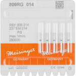 Diamanten 809R, gyémántcsiszoló, zöld, ISO 014, FG, 5 darab