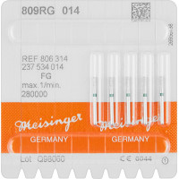 Diamanten 809R, gyémántcsiszoló, zöld, ISO 014, FG, 5 darab