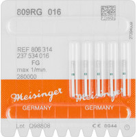 Diamanten 809R, gyémántcsiszoló, zöld, ISO 016, FG, 5 darab