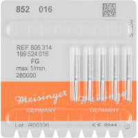 Diamanten 852, gyémántcsiszoló, kék, ISO 016, FG, 5 darab