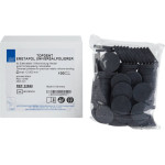 Emetapol, Polírozó (Fém), szereletlen ISO 220 Korong, fekete, Gumi, 3 mm, 100 darab