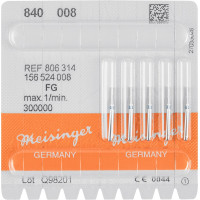 Diamanten 840, gyémántcsiszoló, kék, ISO 008, FG, 5 darab