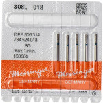Diamanten 808L, gyémántcsiszoló, kék, ISO 018, FG, 5 darab