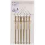 Hedström reszelő (22 mm) (ISO 35), fogantyú egyik végen - Fém ISO 35 sterilizálható, ISO színkódolt, Nemesacél, 22 mm, 6 darab