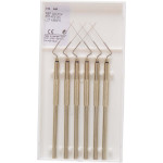 Hedström reszelő (22 mm) (ISO 40), fogantyú egyik végen - Fém ISO 40 sterilizálható, ISO színkódolt, Nemesacél, 22 mm, 6 darab