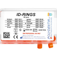 ID Ringe - 50 darabos csomag, narancssárga - 5318