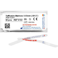 Matrizen nach Tofflemire - 50 darabos csomag, Höhe 6,3 mm, Stärke 0,03 mm, Molar - 6102