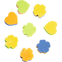 Zähnchen Behälter - Packung 50 Stück bunt, 38 mm - 4571