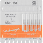 Diamanten 840, gyémántcsiszoló, piros, ISO 008, FG, 5 darab