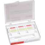 Twin Luscent Anchors® Wurzelstifte - Packung 15 Stück Größe M, rot, 15 Stumpfaufbauhülsen - LUT-M15