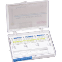 Twin Luscent Anchors® Wurzelstifte - 15 darabos csomag, méret L, kék, 15 Stumpfaufbauhülsen - LUT-L15