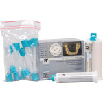 R-SI-LINE® METAL-BITE® Gold - csomag 2 x 50 ml duplakartus gold, 12 keverőkanül SXN - MBK0750