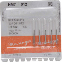 HM-Bohrer 7, fúró, ISO 012, FGS, 5 darab