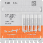 Diamanten 837L, gyémántcsiszoló, kék, ISO 016, FG, 5 darab