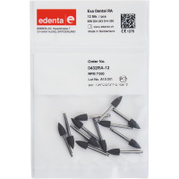 Exa Dental, polírozó, univerzális, fekete, ISO 050, RA, 12 darab