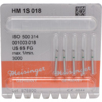 HM-Bohrer 1S, fúró, ISO 018, FG, 5 darab