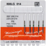 Diamanten 808L, gyémántcsiszoló, zöld, ISO 014, FG, 5 darab