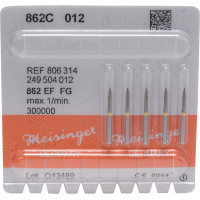 Diamanten 862 Packung 5 Diamanten gelb ISO 012, FG
